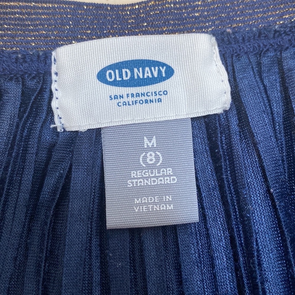 Old Navy Girl Size 8/10 Skirt/Short Bundle. Old Navy Blue Velvet Skirt and - Picture 6 of 13